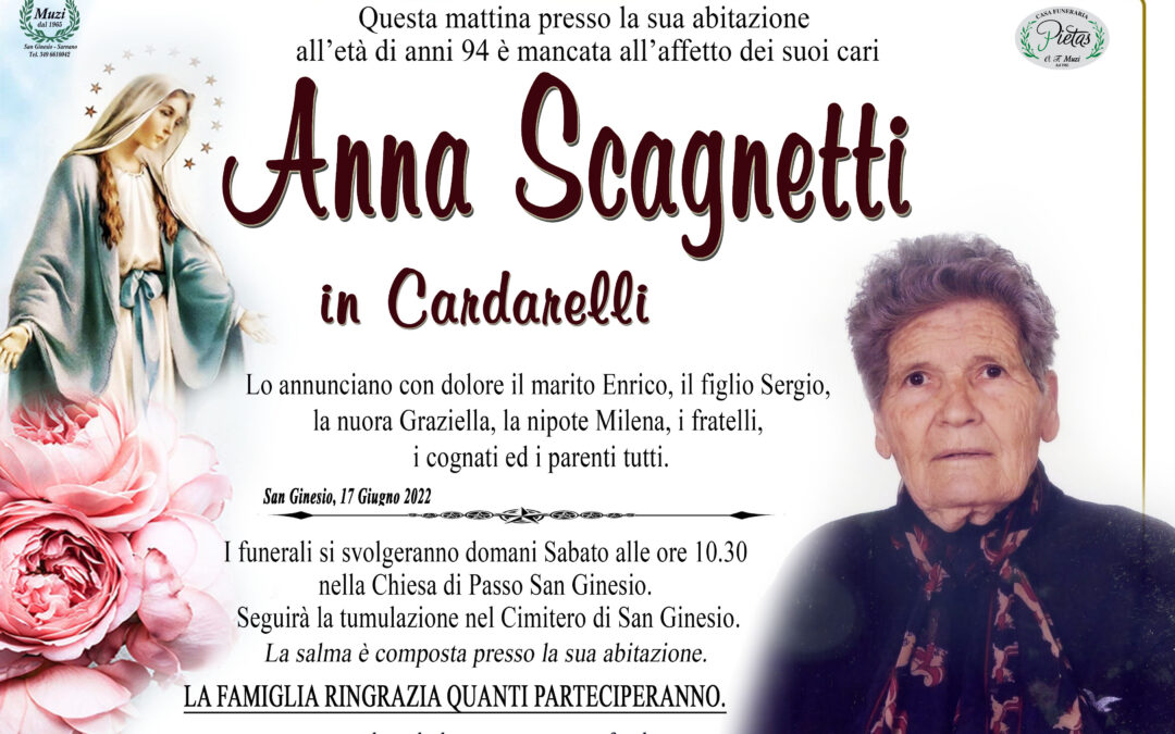 Anna Scagnetti in Cardarelli
