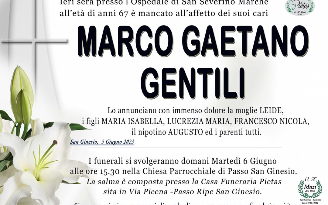 Gentili Marco Gaetano